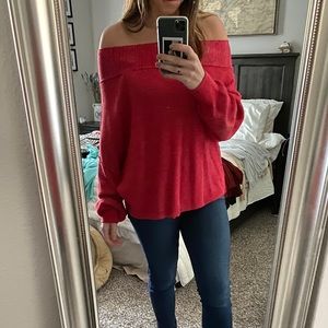 Off Shoulder Free People Sweater